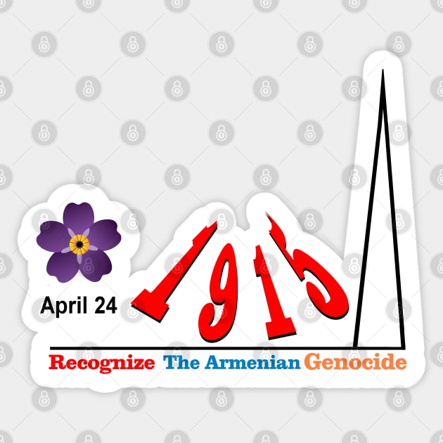 Armenian Genocide Memorial Sticker by doniainart